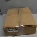 Freestanding Short Dog Gate, 16" Tall Pet Gate Indoor with Support Feet Easily Step Over, 4 Panel Metal Wood Foldable Pet Dog Gate, Up to 48" Wide Puppy Fence, Puppy Gate for for Doorway&Hallway Black