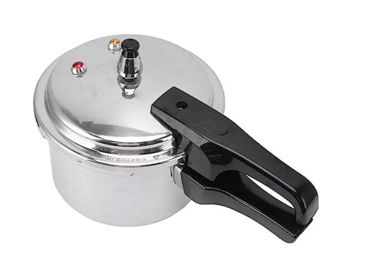 AUNMAS 18cm 3L Pressure Cooker, Stovetop Compact Aluminum
