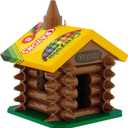 Hallmark Keepsake Christmas Ornament 2025, Crayola Colorful Log Cabin, Gifts for Kids