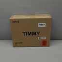 TIMMY 36-Pack Velvet Hangers with Gold Hooks - Space-Saving Non-Slip Heavy-Duty Clothes Hangers for Coats, Suits, Dresses, and Sweaters - Slim Design (Ivory+Gold)