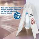 4 Pack 24" Height Blank Floor Sign White A-frame Foldable Caution Sign Write-on Double Sided Safety Warning for Pool Restaurant Restroom Office, 24 x 11. 6 Inch