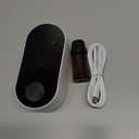 Waterless Diffuser for Essential Oil, Battery Operated Scent Air Aromatherapy Diffuser, Mini Aroma Diffusers with 3 Intermittent Mist Modes, Cycle Start for 400-700 sq.ft Home Office Bedroom. (White)