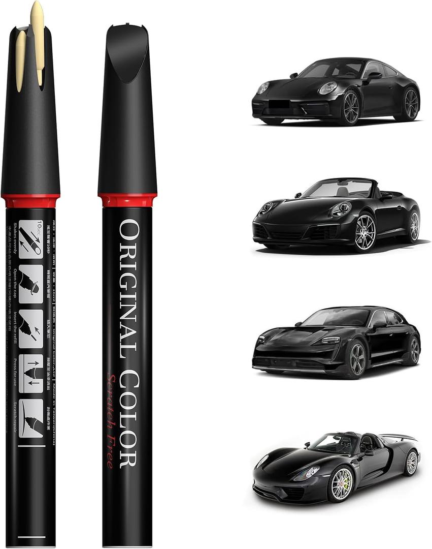 Carhoo M7Q/3M Quartzite Gray Metallic Compatible With Porsche Exact Match Touch Up Paint Pen, Car Scratch Remover for Nicks and Chips Repair - 0.56 Fl Oz(16ml) 