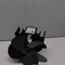 Wood Stove Fan, Fireplace Fan for Wood Burning Stove, Heat Powered fan, Wood Stove Accessories, Quiet Operation Circulating Warm Air, (Include Magnetic Thermometer) (5-Blade)