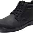 Rockport Men's Storm Surge Plain Toe Boot Chukka Boot (11.5 Wide, Black)