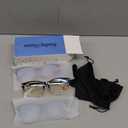3 Pack Progressive Multifocal Reading Glasses for Women Men Blue Light Blocking Computer Glasses Spring Hinge Readers(3 Mix C3, 3.00)