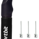 SPORTBIT Ball Pump for Sports Balls - Push & Pull Inflating System - Hand Pump for All Exercise Balls - Volleyball Pump, Basketball Inflator, Football & Soccer Ball Air Pump - Goes with 5 Needles Set