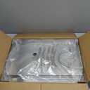 Onlyfire Universal Stainless Steel Griddle for Most BBQ Grills with Removable Handles, 18"12.5"