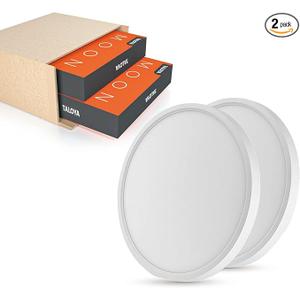TALOYA 2 Pack 12 Inch LED Flush Mount Ceiling Light Fixture for Living Room Basement Closet Hallway Laundry Room Porch,20W Equivs to 200W 3000k/3500K/4000k/5000K/6500k