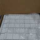 Cat Litter Box Enclosure Furniture, Hidden Handwoven Rattan Litter Box with Mat, Large Cat House with Metal Heightened Feet, 30.3 x 18.3 x 28 Inches, Indoor for Living Room, Bedroom White