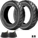 RUTU 10 x 2.50 Tire or Inner Tube and Tire Set Replacement for Smart Self Balancing Electric Scooters, Hover Board Fits 10" Scooter Wheels, 36v, 48v, 400w, 500w, 800w Hub Motor