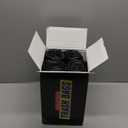 100 Count 55-60 Gallon Trash Bags, Sturdy & Tear-Resistant Commercial Can Liners 55 Gallon, Large Garbage Bags, Large Black Trash Bags for Commercial, Lawn and Leaf Bags