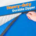 Mattress Bags for Moving and Storage, Twin Mattress Cover Heavy Duty Single Mattress Bag Reusable Mattress Storage Bags With Durable Handles and Zipper Closure -Moving Supplies Moving Bags - Twin Size