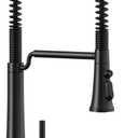 Kohler 23765-BL Tone Semi Professional Kitchen Sink Faucet, Pre-Rinse Kitchen Faucet, Commercial Faucet, Matte Black