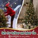 2 x Clear Warm White Christmas Lights - 20 ft String of 105 Incandescent Mini Multifunctional Lighting Modes for Decorative, Bedroom, Outdoor, Xmas Twinkle Christmas Tree Lights, White Wire Total 21.6 ft