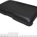 Golf Cart Front Seat Bottom Replacement Cushion Assembly for EZGO RXV 2008-up Models,Black