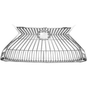 X AUTOHAUX Front Hood Bumper Grille Grill for Lexus ES350 2019-2021 Front Bumper Kidney Grille Grill Chrome Silver Tone