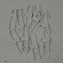 Jetec 10 Pieces Cabinet Locks for Babies, U-Shaped Proofing Drawers Safety Child Locks Adjustable, Easy to Use Childproof Latch for Knob Handle on Kitchen Door Storage Cupboard Closet (White)