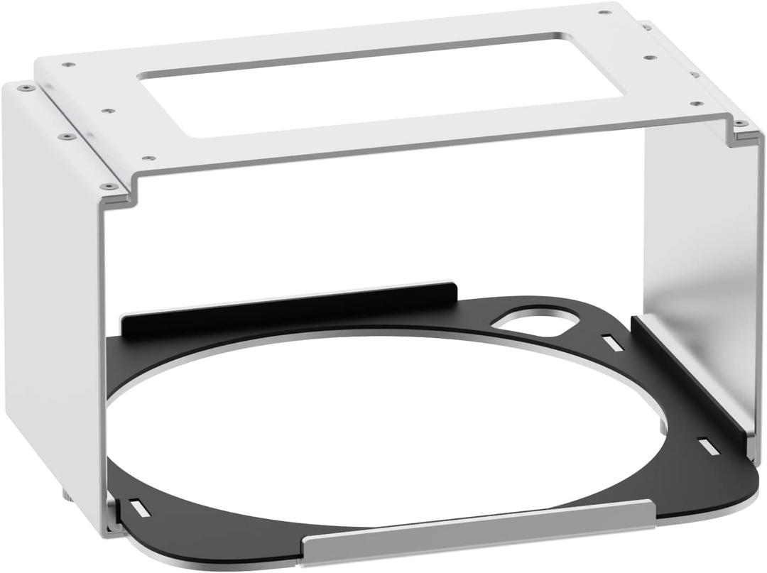 Under Desk Mount for Apple Mac Studio M1 M2 M3 M4, Mac mini (2010-2023) - Dust-Free, Clutter-Free, Scratch-Free, Aluminum, Quick Removal & Easy Installation