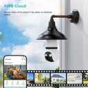 Hawkray Light Bulb Security Camera Wireless Outdoor Indoor-5&2.4GHz Dual Band WiFi,360 Pan-Tilt,2K Color Night Vision,Motion Detection & Siren Alarm,Two-Way Audio