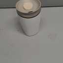 Owala SmoothSip Slider Insulated Stainless Steel Coffee Tumbler, Reusable Iced Coffee Cup, Hot Coffee Travel Mug, BPA Free 12 oz, Vanilla Bean