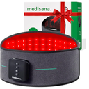 Medisana 3in1 Red Light Massager Belt, Heating Pad for Lower Back, Cordless Wearable Near Infrared & Red Light Therapy Belt Back Wrap with Adjustable Heat and Vibration for Lower Back Pain Relief