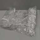 LUSHVIDA Round Waterproof Table Cover Elastic Vinyl Fitted Tablecloth Elastic Edged Plastic Table Cloth (Clear, Best for Up to 5. 7"-6. 8" Round)