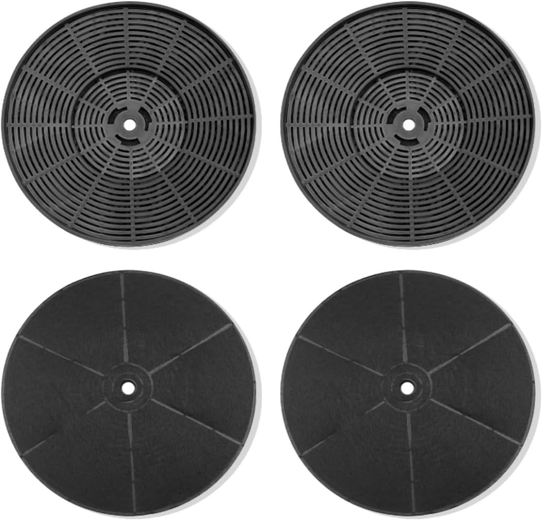 4Pcs Carbon Charcoal Filters WRHF004S2 Fit for Winflo 30 In. Convertible Under Cabinet Ductless/Stainless Steel Glass Island Range Hood W109C30W W109C30B W109C30 W108C30B