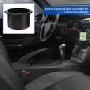 Angoily Sofa Cup Holder Insert for Recliner Chairs Spill-Resistant Plastic Replacement Cup Holder for Business Car Rv Truck and Home Use Easy Installation Black