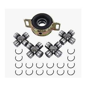 04371-30020 DriveShaft 4X U-Joints & Center Support Bearing Compatible with 1995-2004 Toyota Tacoma 4WD Replaces 04371-30041, 04371-35020, 04371-35030, 04371-35051, 04371-60060, 04371-60070