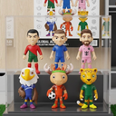 MLDVQJV 2026 World Cup Mascots Action Figures,4 Inch PVC World Football Mascot Toys, Cartoon Sports Figurines for Kids,Party Favors,Cake Toppers & Gifts for Fans(6PCS)