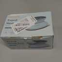 Travel Iron Mini with Steam for Clothes with Dual Voltage, Portable Mini Ironing Machine with Non-Stick Soleplate, Small Iron for Sewing, Quilting and Handcraft (Celadon)