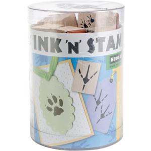Hero Arts Ink 'N Stamp Tub 3x4-Animal Prints