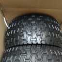 GICOOL 13x6.50-6 Tire and Wheel, 13x6.5-6" Flat-free Lawn Mower Tires, 3-6.5 Centered Hub, 3/4" or 5/8" Bearing, Universal Fit Garden Tractor Front Wheels, 4 Ply, V-Turf Pattern, 2 Pack