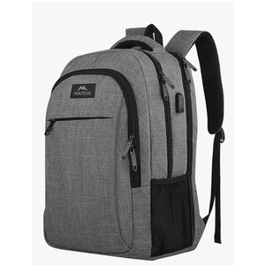 MATEIN Extra Large 18.4 Inch Laptop Backpack, Travel Computer Backpack with USB Charging Port TSA Friendly, Anti Theft College Backpack Flight Approved Business Work Big Bag for Women Men, Grey