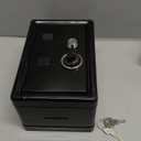 Metal Box for Gamblers with Combination Lock and Drawer, Decorative Security Cash Box for Money Jewelry Storage, Locking Coin Bank for Casino Home Office, Cafe Tip Jar & Birthday Gift