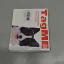 TagME No Pull Dog Harness with 2 Leash Clips,Lightweight & Visible for All-Day Walking, No Choke Pet Vest Includes AirTag Holder for Large Dogs,Black (Dark Gray)