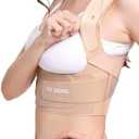 Fit Geno Invisilite Posture Corrector for Women, Adjustable Back Brace for Hunchback Slouching, Upper Back Neck Shoulder Pain Relief, Lightweight Discreet Under Clothes, Small/Medium