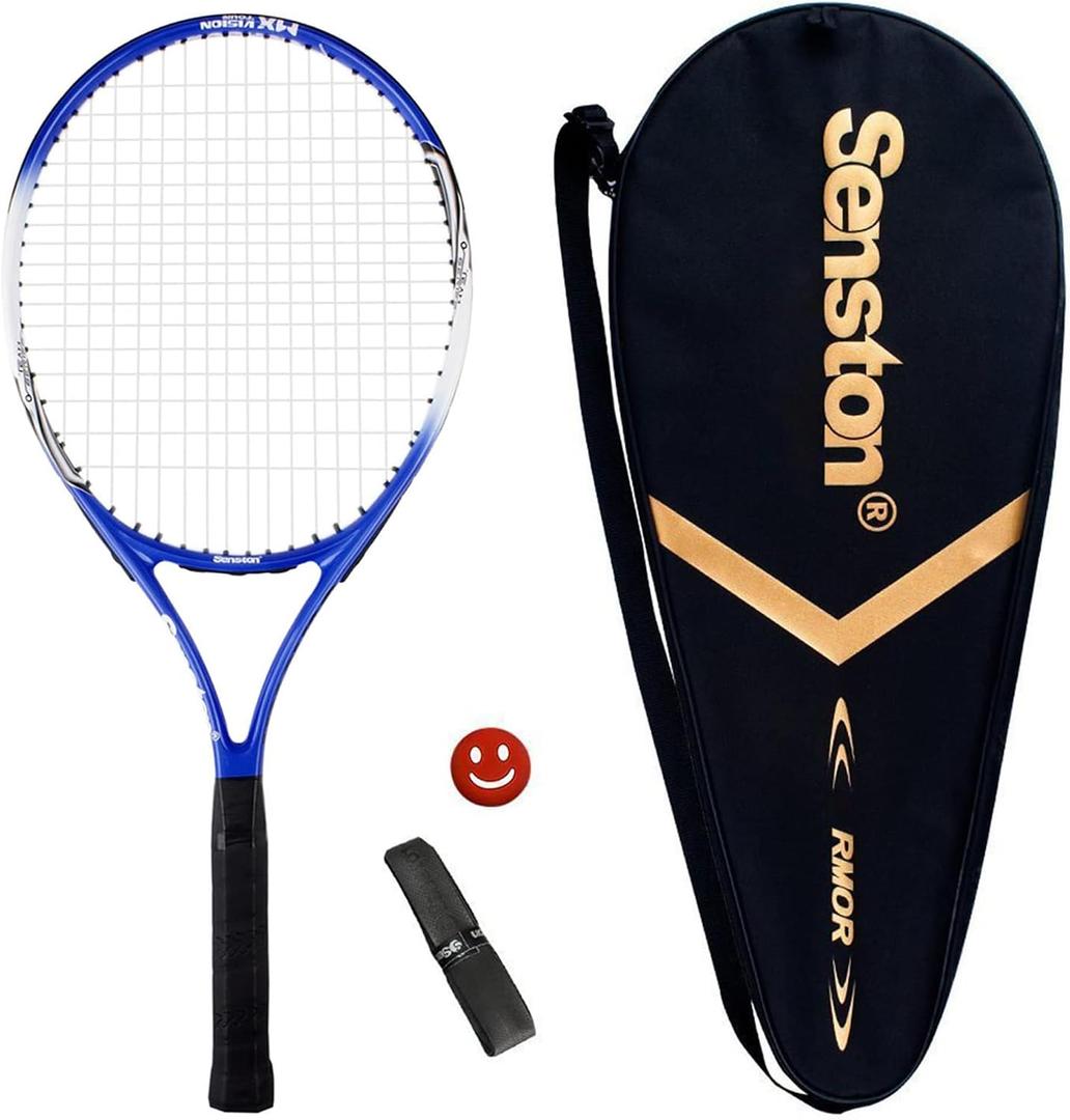 Senston 19" 23" 25" Kids Junior Tennis Racquet for Kids Children Boys Girls Tennis Rackets with Racket Cover
