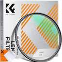 K&F CONCEPT 77mm MCUV Lens Protection Filter 18 Multi-Coated Camera Lens UV Filter Ultra Slim with Cleaning Cloth (K-Series)