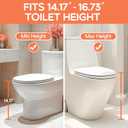 Potty Training Seat with Step Stool Ladder, Toddler Toilet Seat for Boys Girls, Adjustable 6 Heights Fits Round & Elongated Toilets, Anti-Slip Pads & Leak-Proof Guard