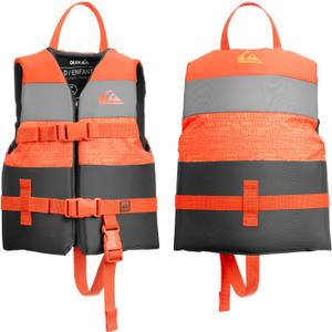 QUIKSILVER USCG Approved Life Jacket for Youth/Kids/Infant, Lightweight EPE Foam Life Vest with Quick-Release Buckles, for Pool, Beach, Lake, Kayaking, Boating, Fishing (33-55 lbs, Child)