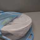 AMMER Pop Up Mosquito Net Tent for Beds, Portable Foldable Mosquito Netting Folding Design with Net Bottom,2 Entries,Suit for Twin to King Size Bed (79x71x59inch) (White)