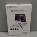 Video Capture, USB Video Capture Device, Convert VHS to Digital, VHS/VCR/Hi8/Mini DV to Digital/DVD Converter, for Tape Player Camcorder Camera PC TV OBS, for Mac OS, Android, Windows (White)