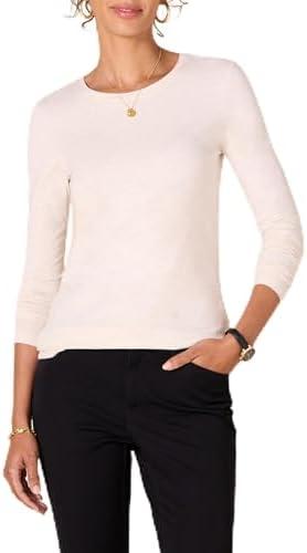 Amazon Essentials Women's Regular-Fit Long-Sleeve Crewneck T-Shirt M