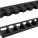 Fishing Rod Holders Vertical Rod Rack, Fishing Pole Holders for Garage, Wall, Ceiling Rod Stand, Black (1 Pair Black)