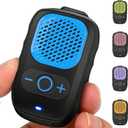 ShellHome Wearable Bluetooth Speaker, 30H Working Time Clip-On Wireless Jobsite Pro Water-Resistant Portable Speaker Built-in Mic for Hands-Free Music and Calls, Blue, Non-Magnet