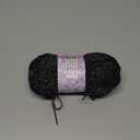 Sparkle Cotton Yarn  85% Cotton / 15% Metallic 3.5 oz, 262 Yards Crochet, Knitting, and Crafting Soft, Breathable Yarn for DIY Projects, Baby Clothes and Accessories (Black, 1 Skein)