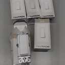 Lutron Claro 15 Amp Single-Pole Paddle Switch, CA-1PS-WH, White (6-Pack)