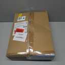 Amazon Basics Twin/Twin XL Size Comforter Sets, Ultra-Soft Lightweight Microfiber Reversible 2-Piece Bedding, Blue Denim/Beige Stripes, Striped